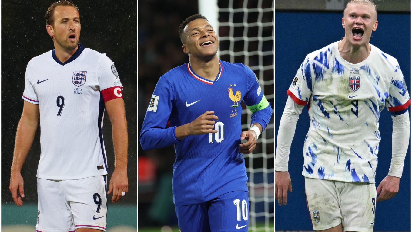 Kane Mbappé Erling Haaland