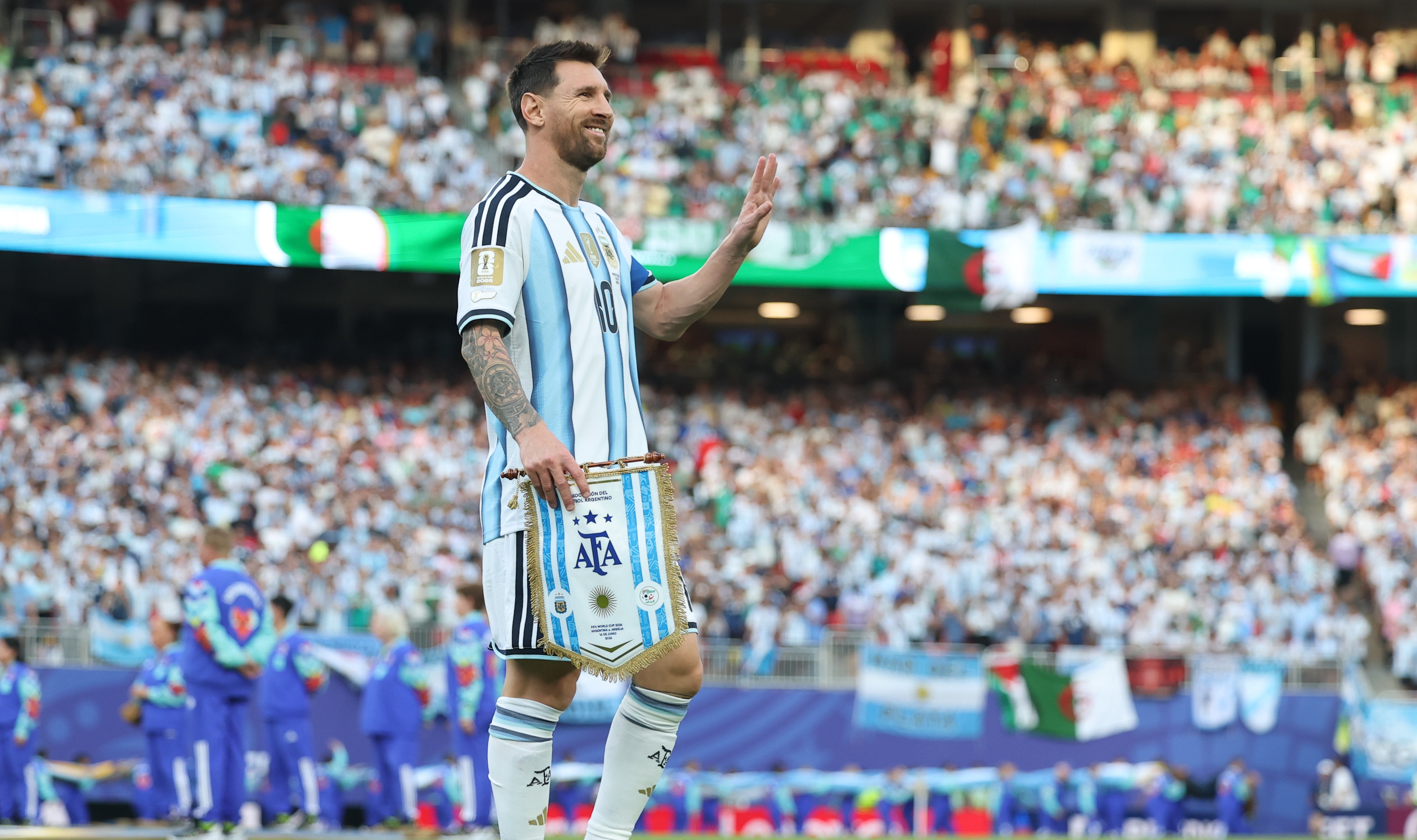 Lionel Messi Argelia Argentina