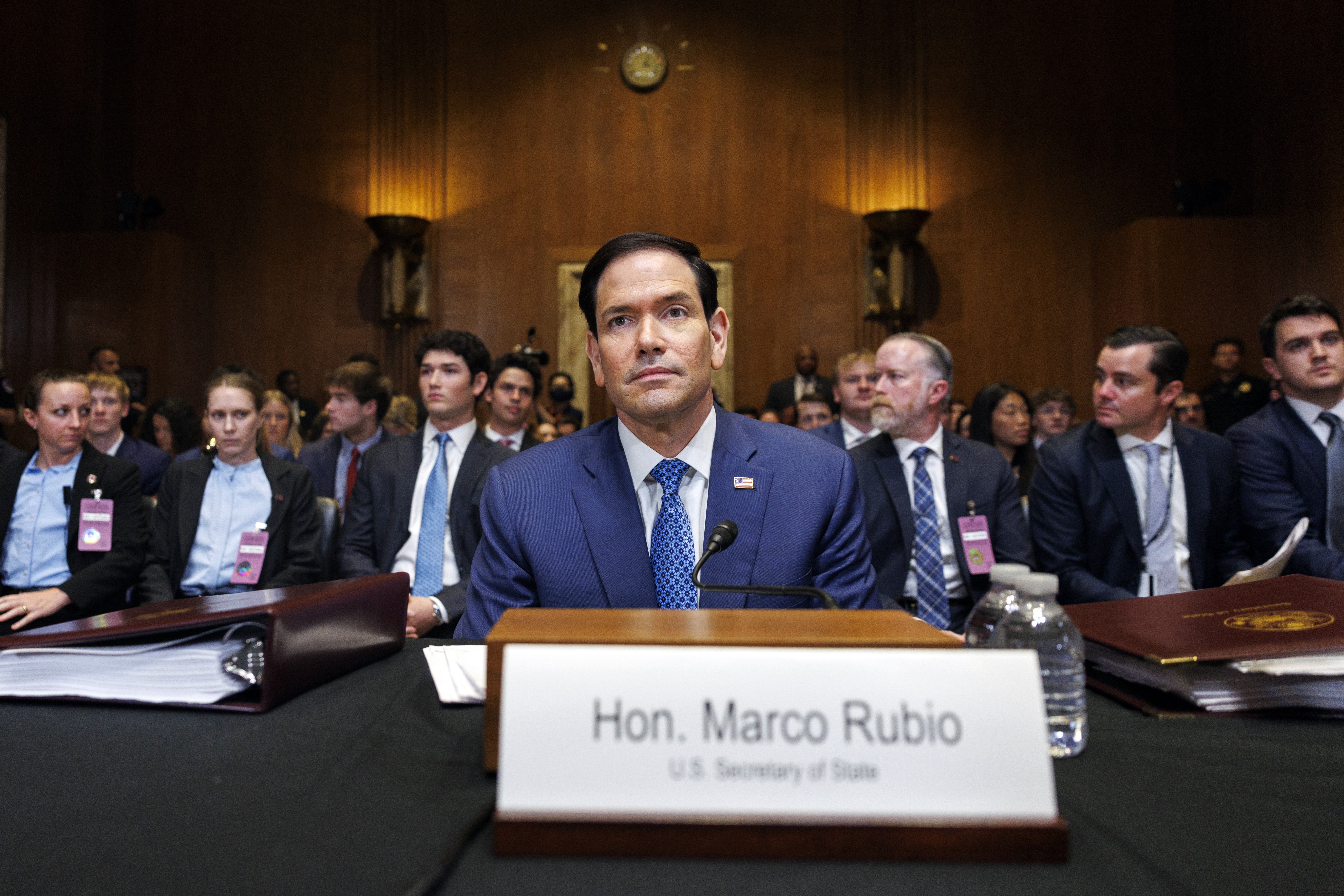 El secretario de Estado estadounidense, Rubio, testifica sobre el presupuesto del Departamento de Estado.