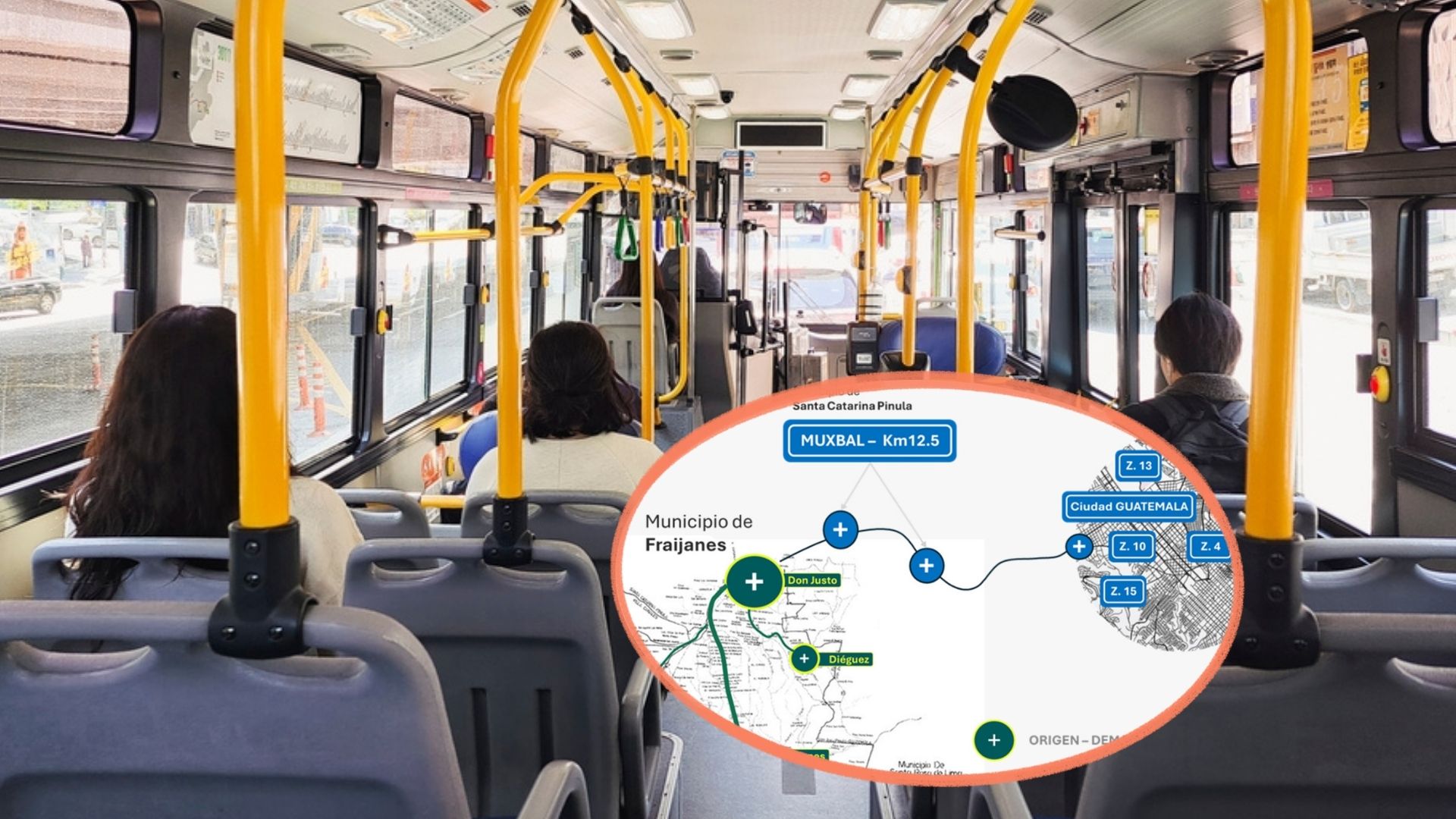 La Municipalidad de Fraijanes proyecta que Mi Bus Express comience operaciones entre noviembre y diciembre de 2026, con una red de más de 50 estaciones para conectar el 90% del municipio. (Foto, Prensa Libre: ShutterStock / Municipalidad de Fraijanes)