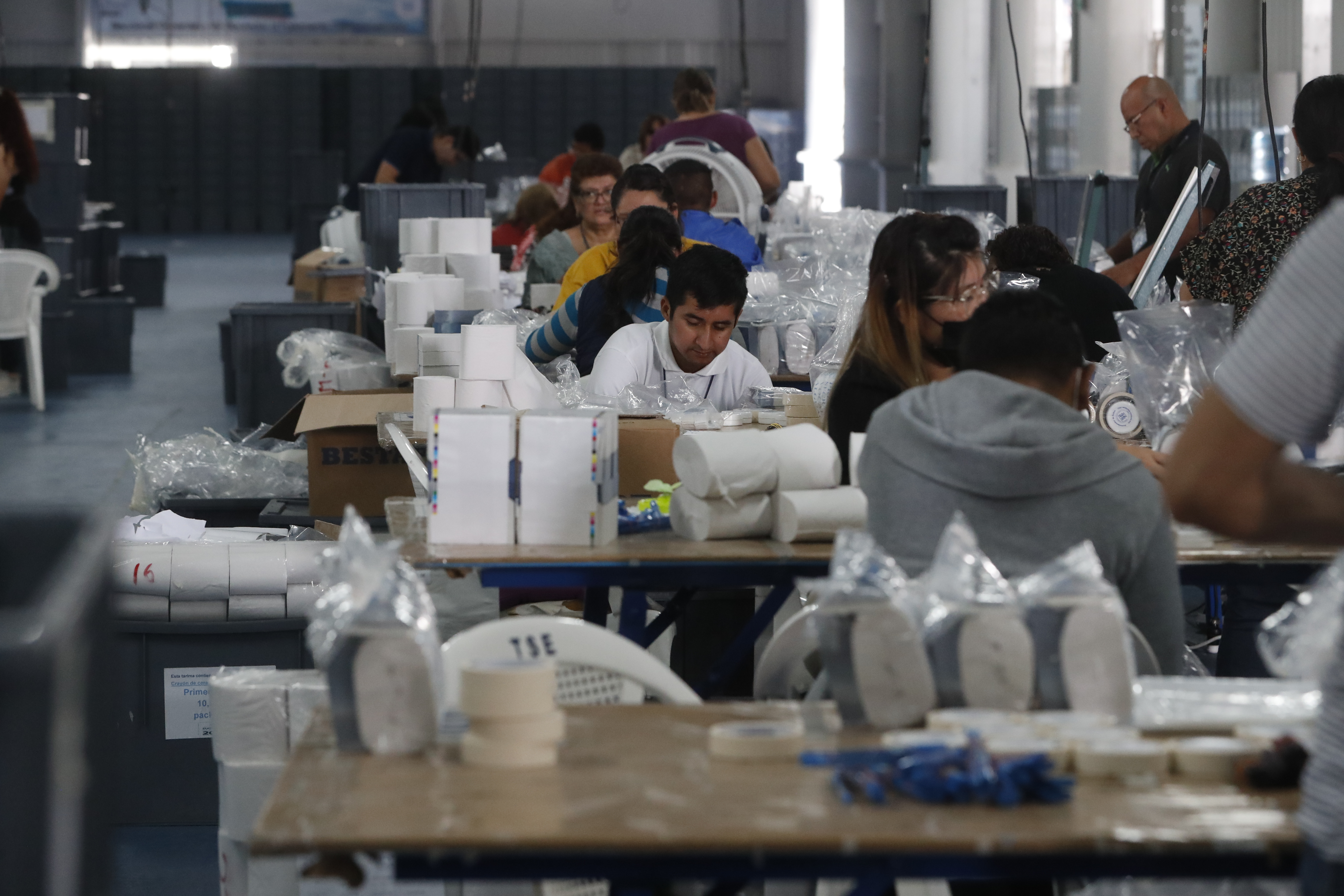 Parque de la Industria donde se resguardan y preparan los insumos electorales para las Elecciones 2027 en Guatemala.