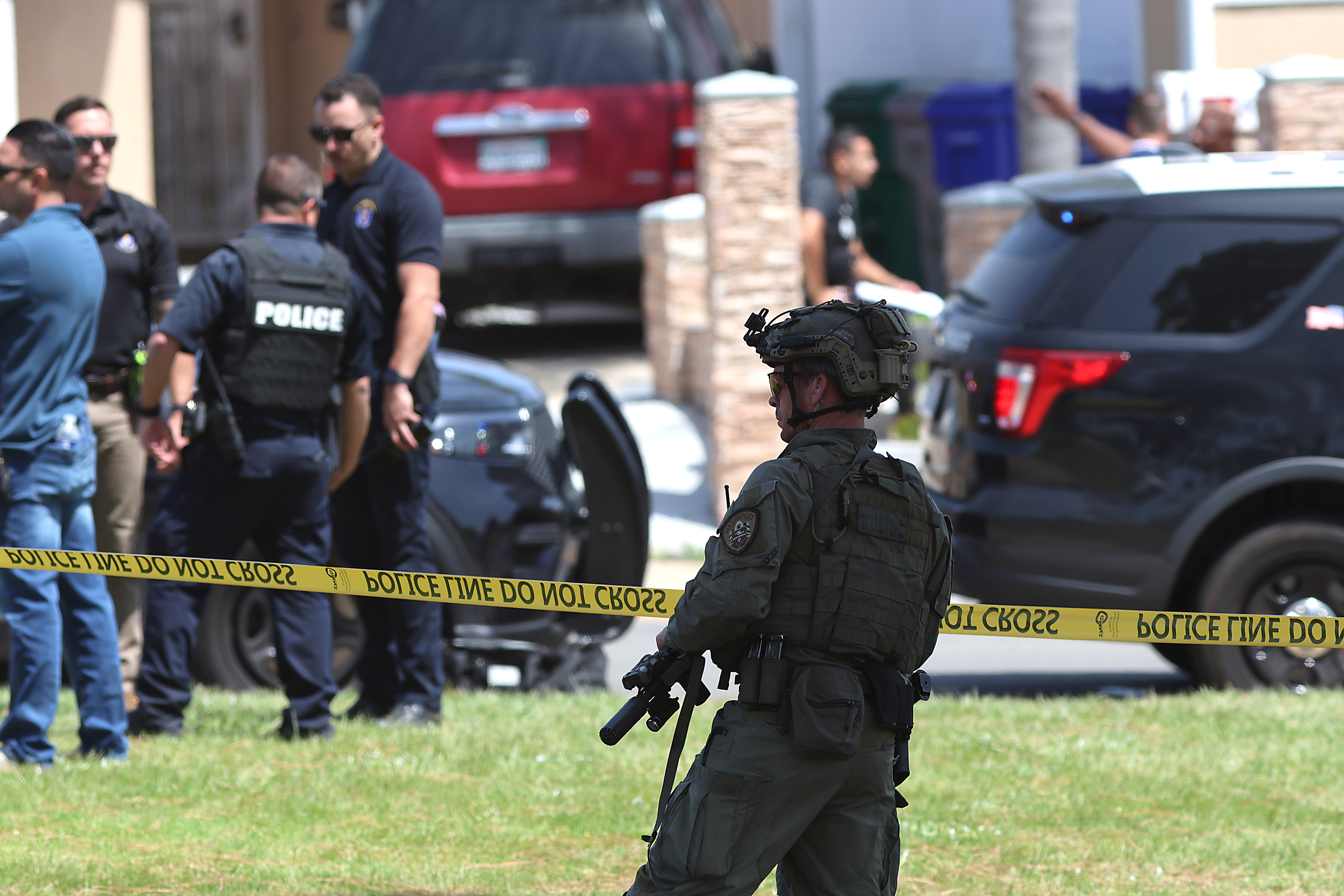 Policía y autoridades de California
