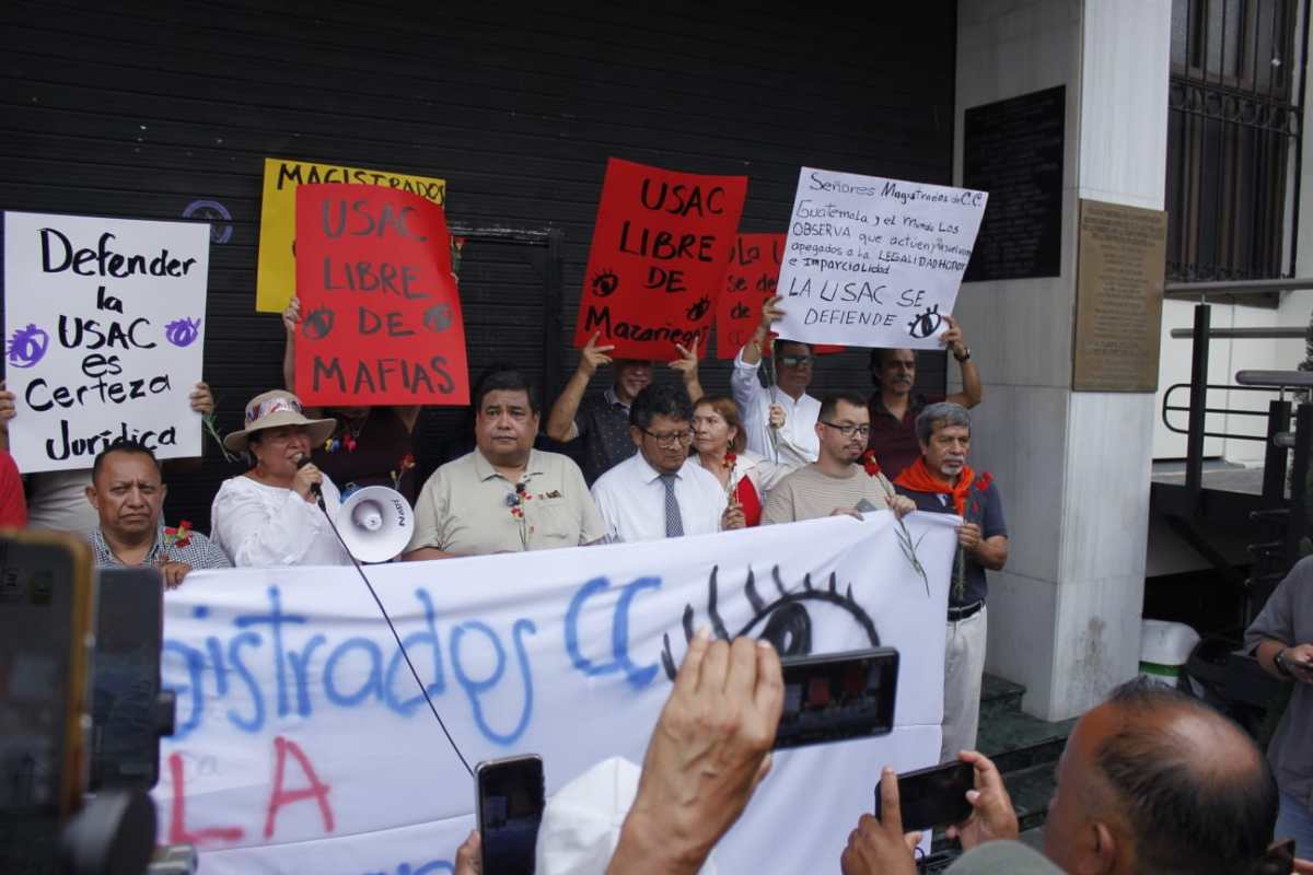 “La Corte de Constitucionalidad se está excediendo”: integrantes de Usac-Dire reaccionan a decisiones sobre elección de Walter Mazariegos
