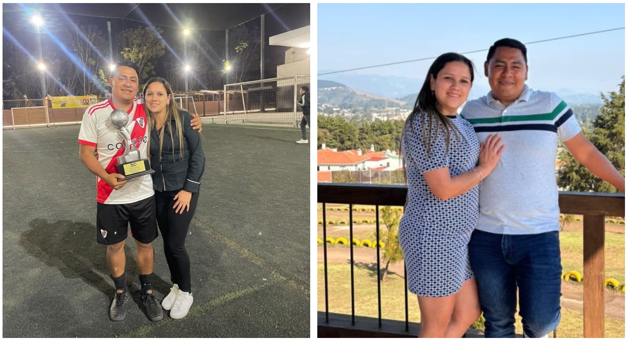 Renata Bautista García y Kevin Jiménez Ambrosio compartían su vida en pareja y disfrutaban del futbol, una de las aficiones que los unía. Hoy su familia espera la recuperación de ella y el esclarecimiento del caso. (Foto Prensa Libre: Cortesía familia de la pareja)