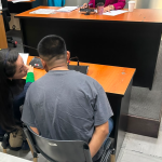 Saulo Sebastián Pérez Sunún en audiencia escucha los motivos de su detención