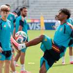 Entrenamiento de la selección de España en Atlanta Entrenamiento de la selección de España en Atlanta
