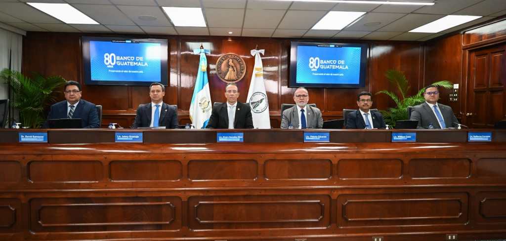 La Junta Monetaria (JM) tiene previsto reunirse el próximo 26 de agosto para conocer la tasa de interés de política monetaria. Este mes también se llevará a cabo una evaluación de la economía y de las perspectivas de cierre, incluido el componente externo. (Foto Prensa Libre: Cortesía)