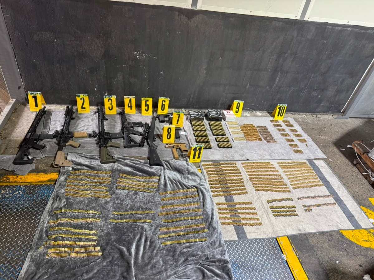 Nuevo hallazgo de armas en encomiendas en Santo Tomás de Castilla eleva la cifra a 130