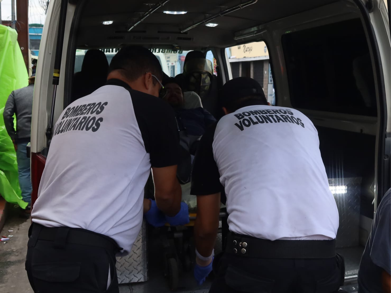 ataque armado zona 1 Bomberos Voluntarios