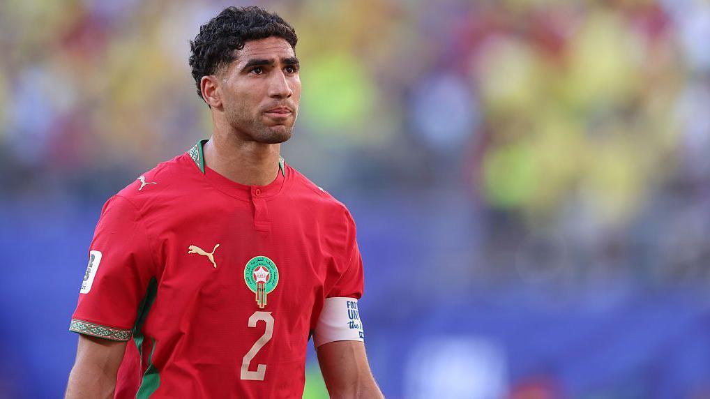 Achraf Hakimi debutó con Marruecos en 2016 a los 17 años.