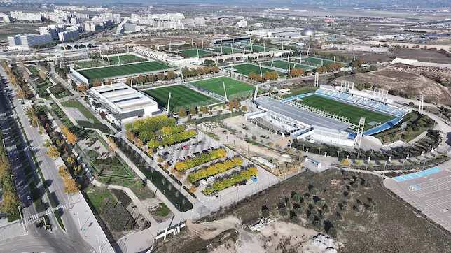 Baldebebas, la ciudad deportiva del Real Madrid. (Foto, diario AS) 