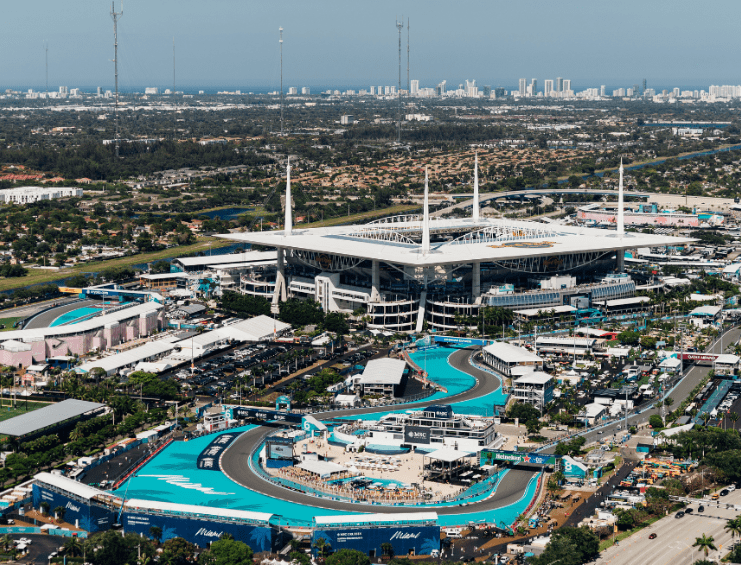 Hard Rock Stadium. (Captura de Pantalla sitio web Rack Rck Stadium)