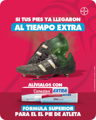 Canesten Extra - Si tus pies ya llegaron al tiempo extra