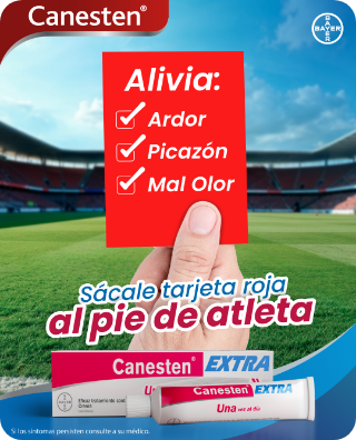 Canesten Extra - Sácale tarjeta roja al pie de atleta