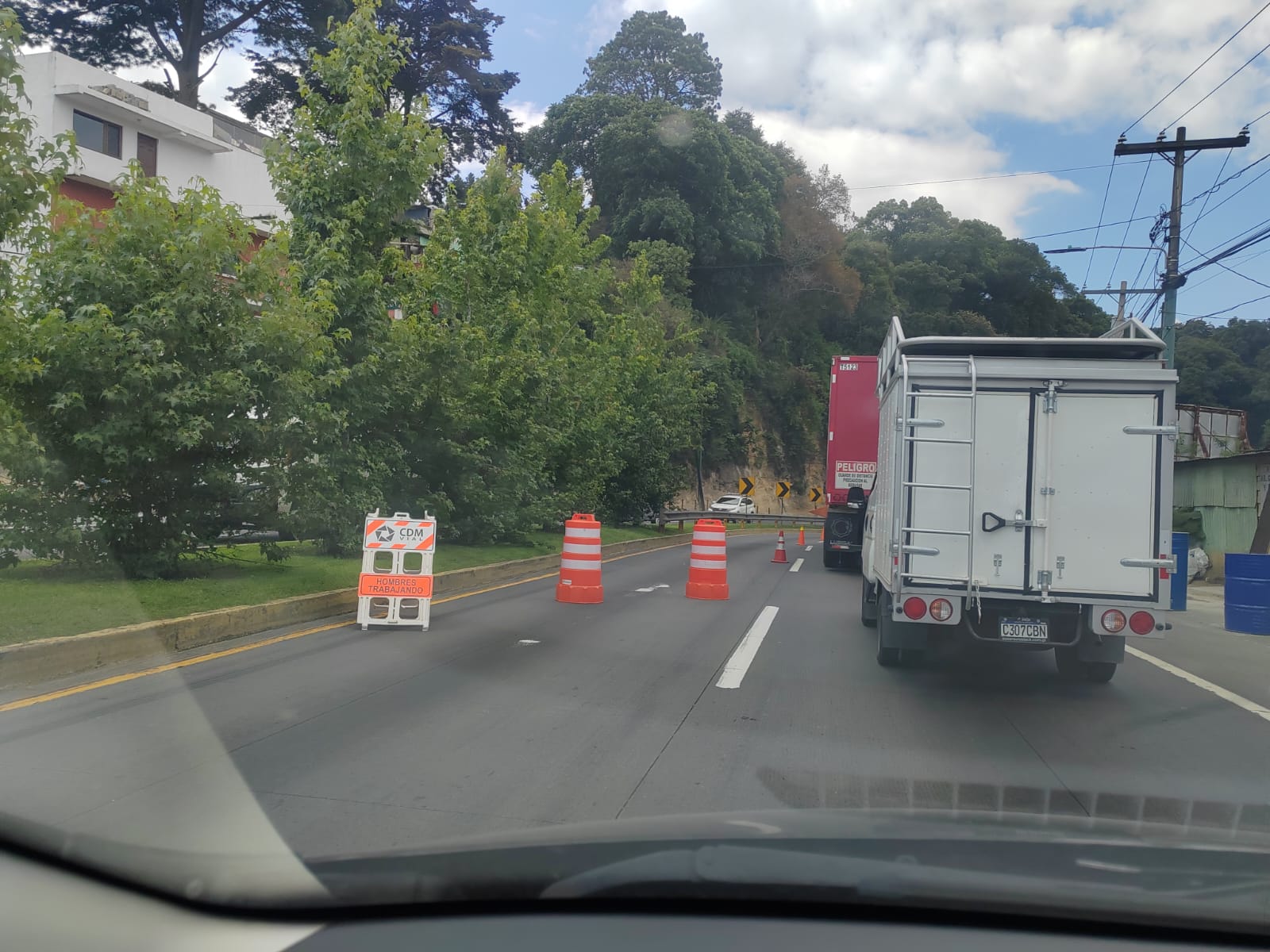 tránsito lento ruta Interamericana