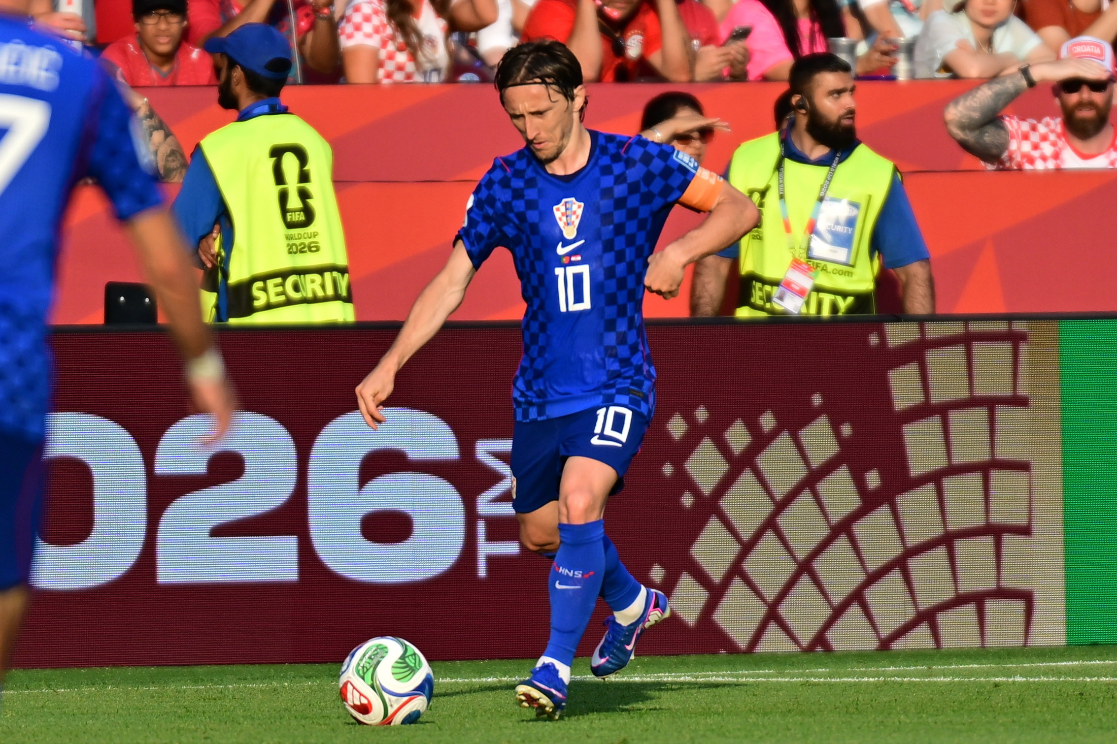 TORONTO (Canada), 03/07/2026.- Luka Modric of Croatia in action during the FIFA World Cup 2026 Round of 32 match Portugal against Croatia, in Toronto, Canada, 02 July 2026. (Croacia) EFE/EPA/EDUARDO LIMA