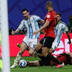 ATLANTA (United States), 07/07/2026.- Lionel Messi of Argentina in action during the FIFA World Cup 2026 Round of 16 match Argentina against Egypt, in Atlanta, USA, 07 July 2026. (Egipto) EFE/EPA/CRISTOBAL HERRERA-ULASHKEVICH