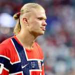 MIAMI (United States), 11/07/2026.- Erling Haaland of Norway walks off the pitch after the FIFA World Cup 2026 quarterfinals match Norway against England, in Miami, USA, 11 July 2026. England won 2-1. (Noruega) EFE/EPA/RONALD WITTEK