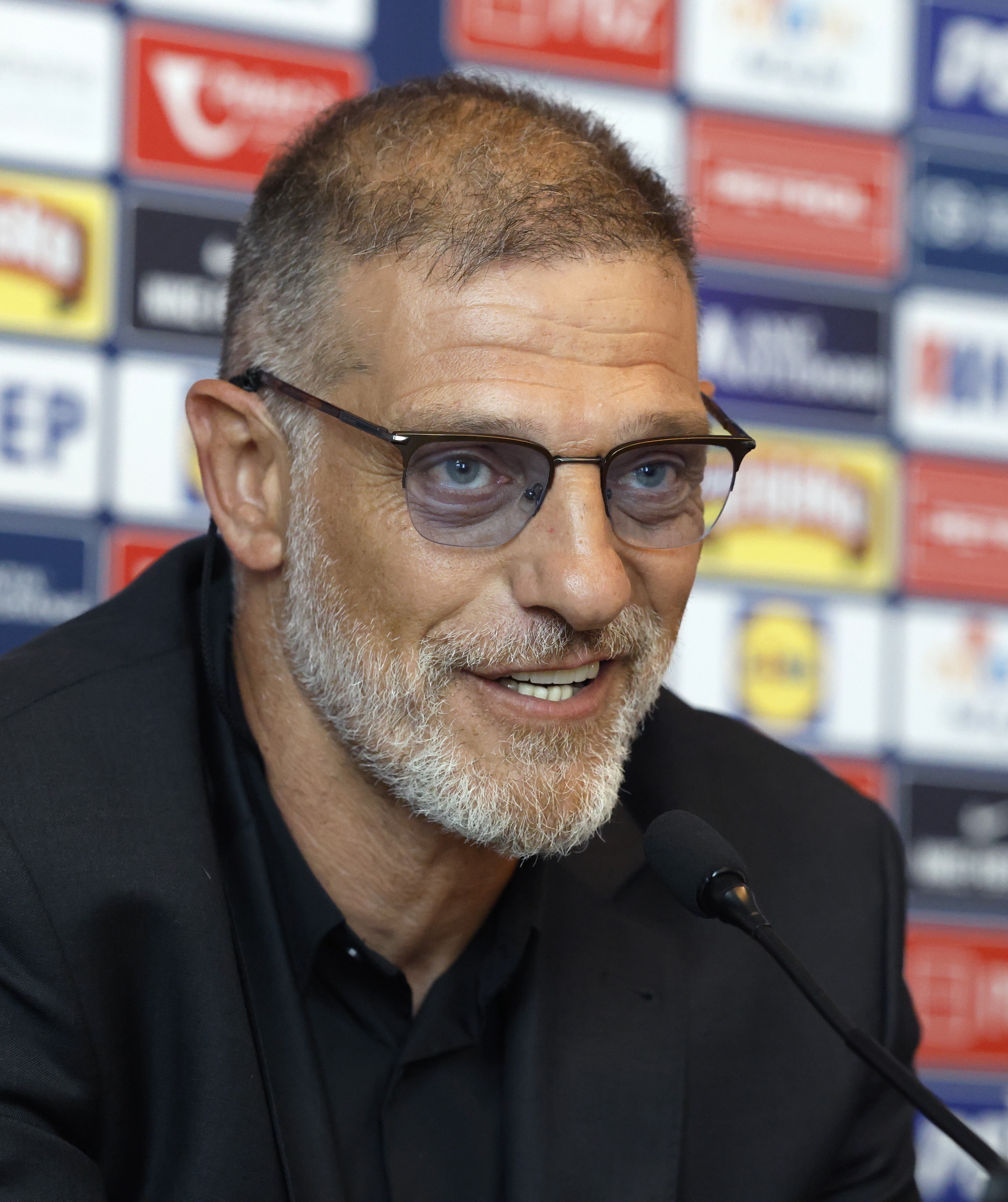 ZAGREB (Croatia), 13/07/2026.- Slaven Bilic talks during a press conference for his presentation as new head coach of the Croatian national soccer team in Zagreb, Croatia, 13 July 2026. Former Croatian soccer player Bilic takes over from Zlatko Dalic. (Croacia) EFE/EPA/ANTONIO BAT