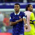 DALLAS (United States), 14/07/2026.- Kylian Mbappe of France reacts after losing the FIFA World Cup 2026 semifinals match France against Spain, in Dallas, USA, 14 July 2026. (Francia, España) EFE/EPA/CHRISTOPHER NEUNDORF
