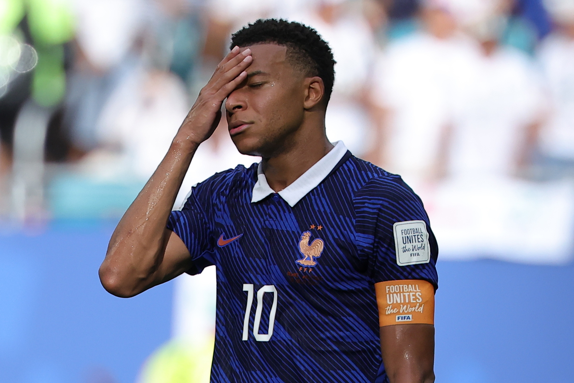MIAMI (United States), 19/07/2026.- Kylian Mbappe of France looks on during the FIFA World Cup 2026 3rd place playoff match France against England, in Miami, Florida, USA, 18 July 2026. (Francia) EFE/EPA/CRISTOBAL HERRERA-ULASHKEVICH