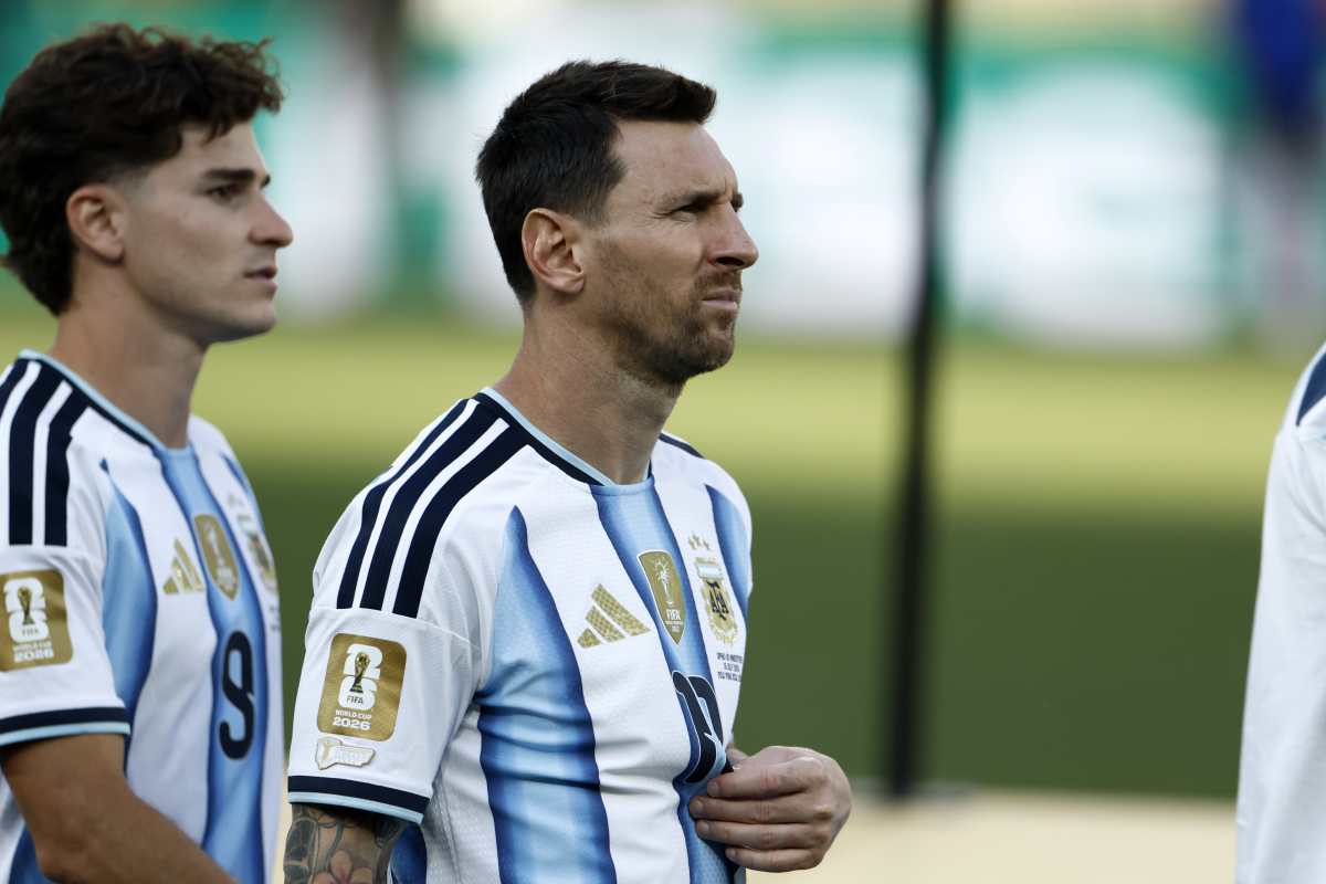 EAST RUTHERFORD (United States), 20/07/2026.- Lionel Messi of Argentina shows disappointment during the awards ceremony after the FIFA World Cup 2026 final match Spain against Argentina, in East Rutherford, New Jersey, USA, 19 July 2026. (España) EFE/EPA/WILL OLIVER