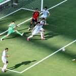 EAST RUTHERFORD (United States), 19/07/2026.- Ferran Torres (R) of Spain scores the opening goal during the FIFA World Cup 2026 final match Spain against Argentina, in New Jersey, USA, 19 July 2026. (España) EFE/EPA/RONALD WITTEK