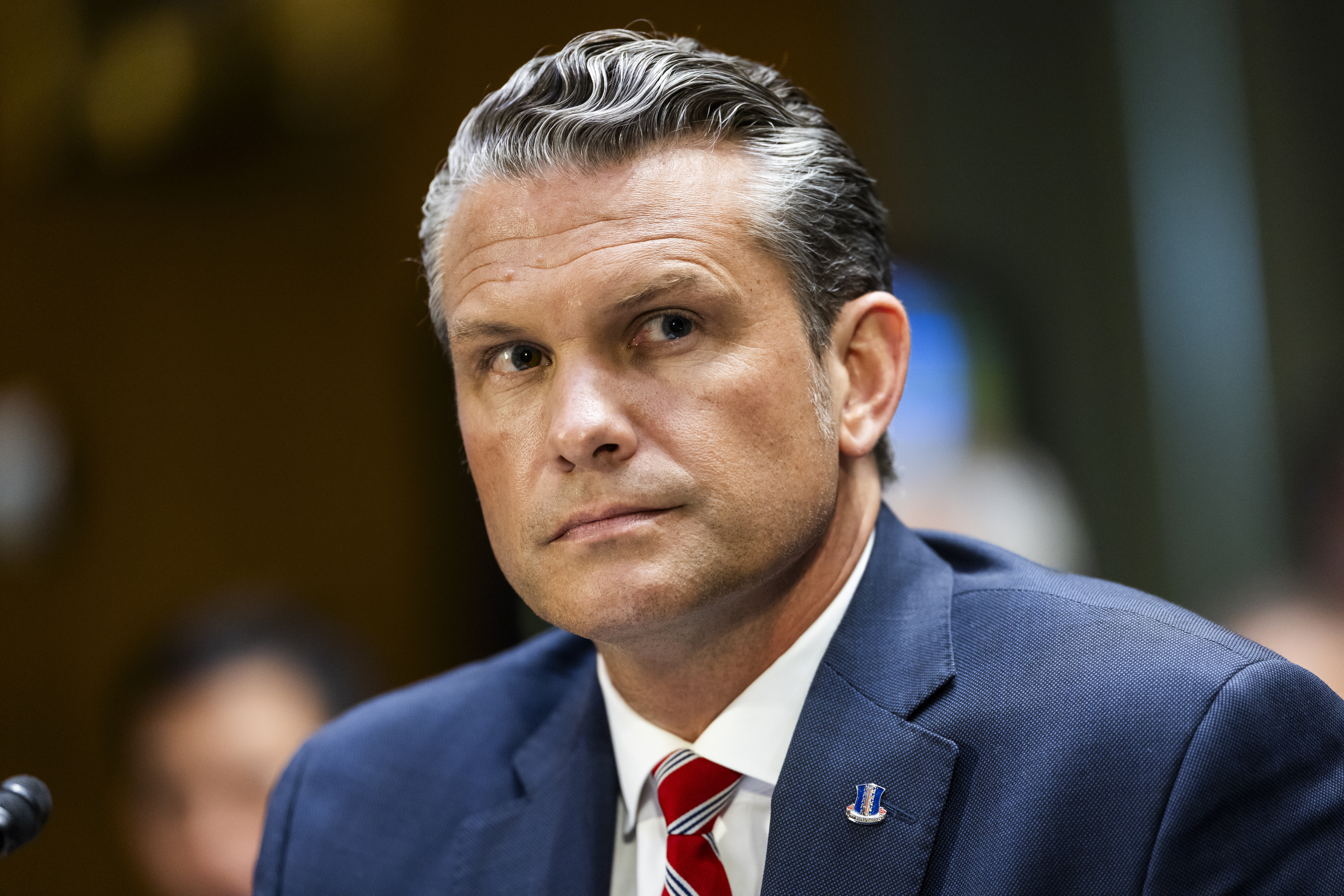 El secretario del Departamento de Defensa de Estados Unidos, Pete Hegseth.  (Foto Prensa Libre: EFE/EPA/JIM LO SCALZO). 