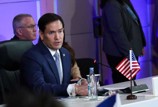 PASAY (Philippines), 21/07/2026.- US Secretary of State Marco Rubio attends the ASEAN Post-Ministerial Conference with US on the sidelines of the ASEAN Foreign Ministers' Meeting in Pasay, Metro Manila, Philippines, 22 July 2026. (Filipinas) EFE/EPA/ELOISA LOPEZ / POOL