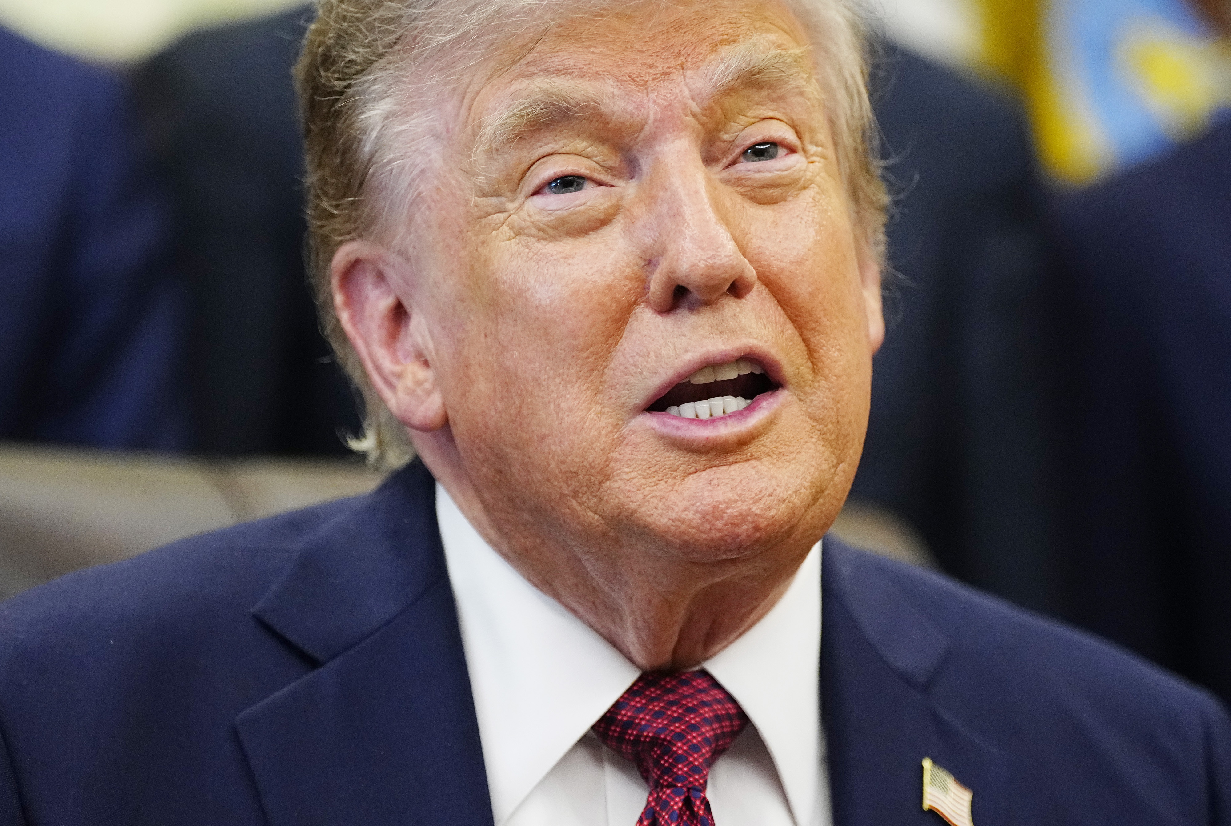 El presidente de Estados Unidos, Donald Trump. (Foto Prensa Libre: EFE/EPA/BONNIE CASH / POOL). 