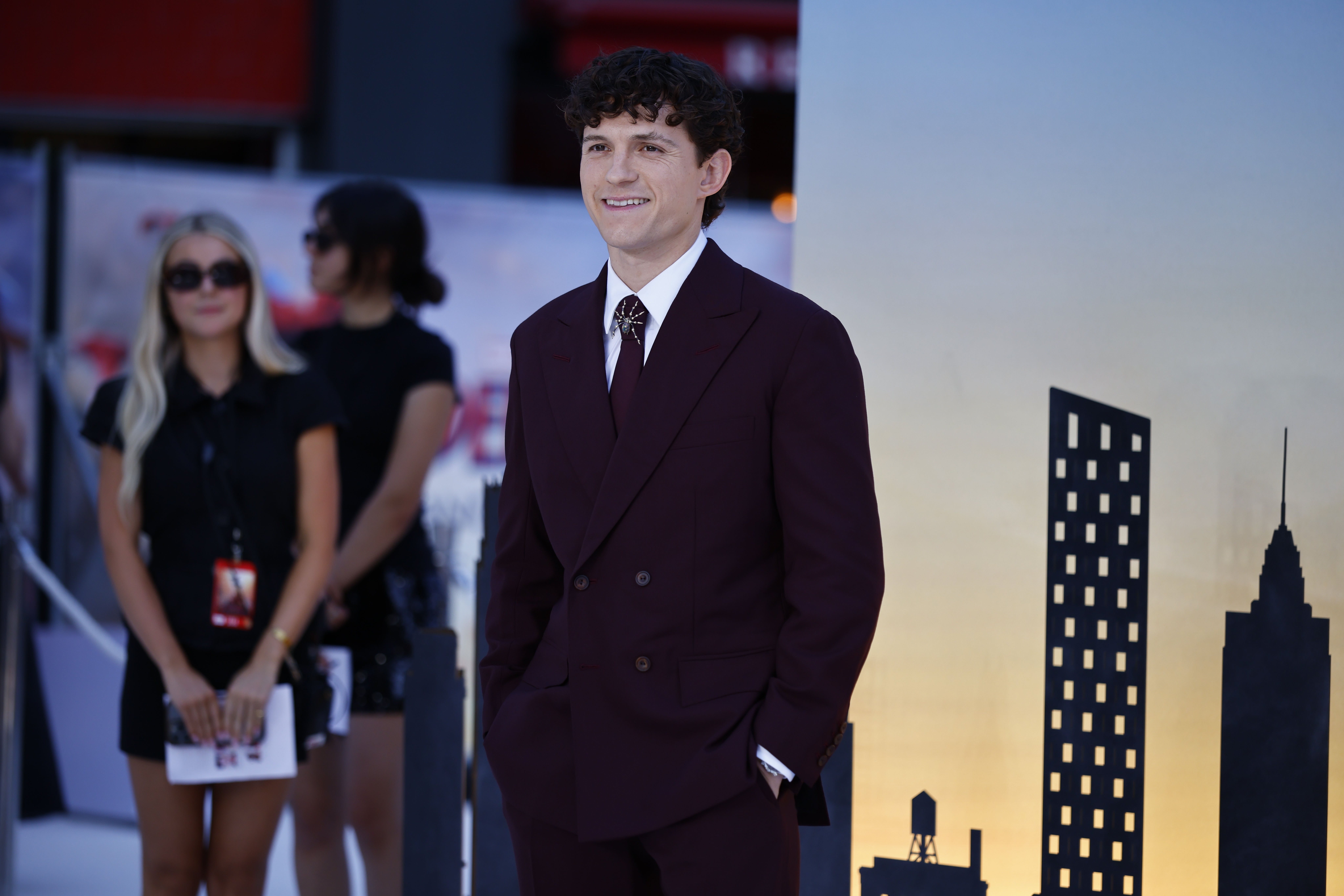 LONDON (United Kingdom), 29/07/2026.- British actor and cast member Tom Holland arrives for the UK premiere of 'Spider-Man: Brand New Day' at the Odeon Luxe Leicester Square in London, Britain, 29 July 2026. (Cine, Reino Unido, Londres) EFE/EPA/TOLGA AKMEN