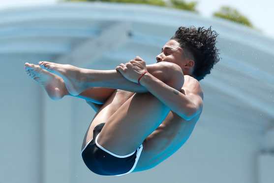 AME4764. SANTO DOMINGO (REPÚBLICA DOMINICANA), 30/07/2026.- Noel Fontes de Cuba compite en la modalidad clavados 1m trampolín este jueves, durante los XXV Juegos Centroamericanos y del Caribe Santo Domingo 2026, en Santo Domingo (República Dominicana). EFE/ Rodrigo Sura