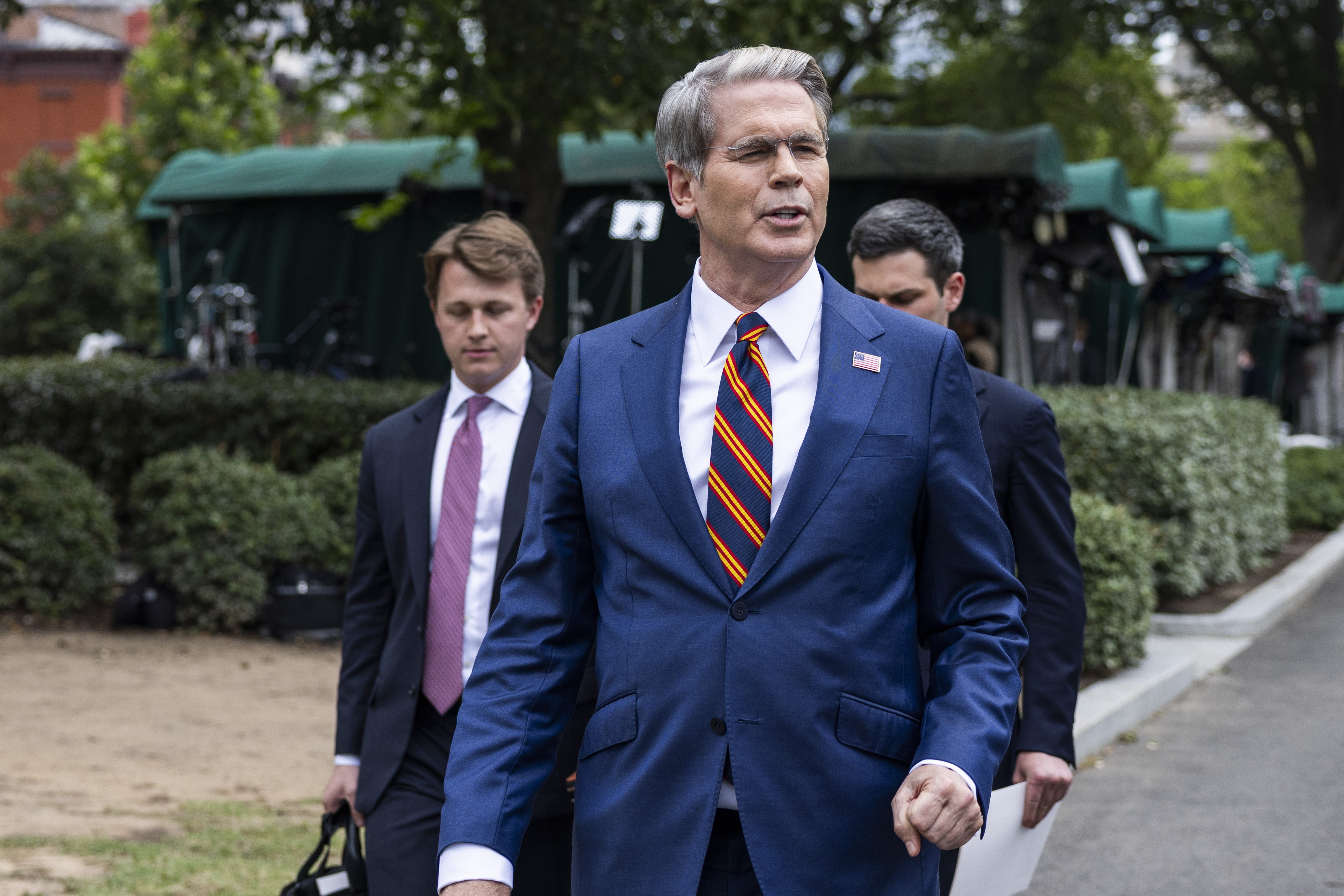 El secretario del Tesoro de Estados Unidos, Scott Bessent. (Foto Prensa Libre: EFE/EPA/JIM LO SCALZO / POOL). 