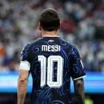 ATLANTA, GEORGIA, USA. July 15th: Lionel Messi of Argentina reacts before the Semifinal match between Englang and Argentina at the FIFA World Cup 2026 at Atlanta Stadium in Atlanta, Georgia, USA. (PHOTO BY STRAFFONIMAGES/XINHUA/Li Ming/MANDATORY CREDIT/EDITORIAL USE/NOT FOR SALE/NOT ARCHIVE)