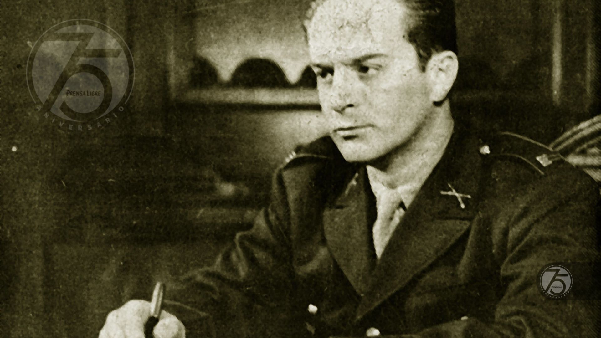Retrato del expresidente Jacobo Árbenz Guzmán. (Foto Prensa Libre: Hemeroteca PL)