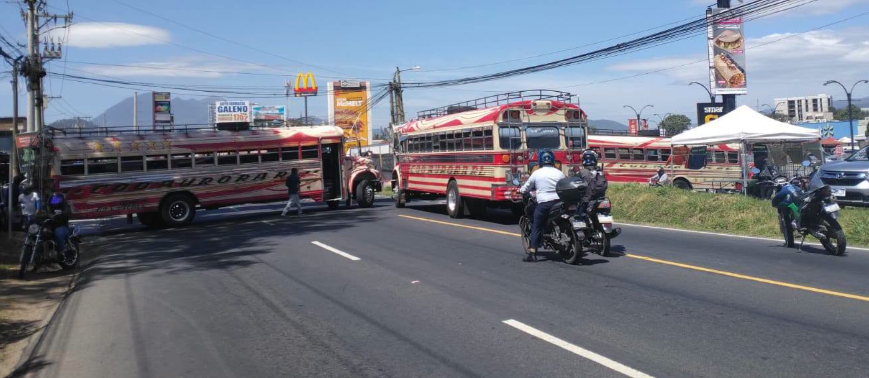 Dónde se ubican los bloqueos de carreteras en Guatemala este 22 de julio