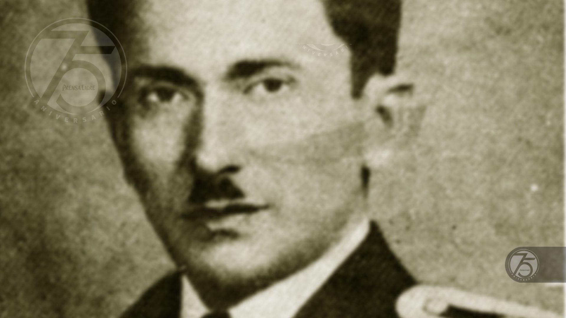 Retrato del expresidente Carlos Castillo Armas. (Foto Prensa Libre: Hemeroteca PL)
