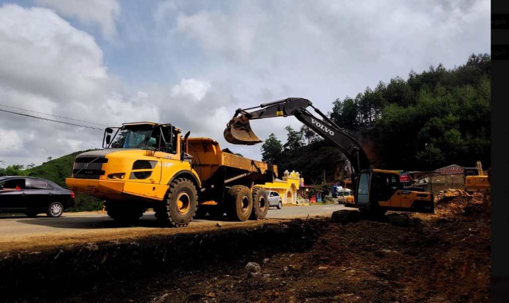 Según la proyección de la Dirección Técnica del Presupuesto (DTP), el Ministerio de Comunicaciones, Infraestructura y Vivienda (CIV) registrará el menor porcentaje de ejecución, con 78.9%, equivalente a Q6 mil 146 millones al cierre del presente ejercicio fiscal. (Foto Prensa Libre: Cortesía Caminos)