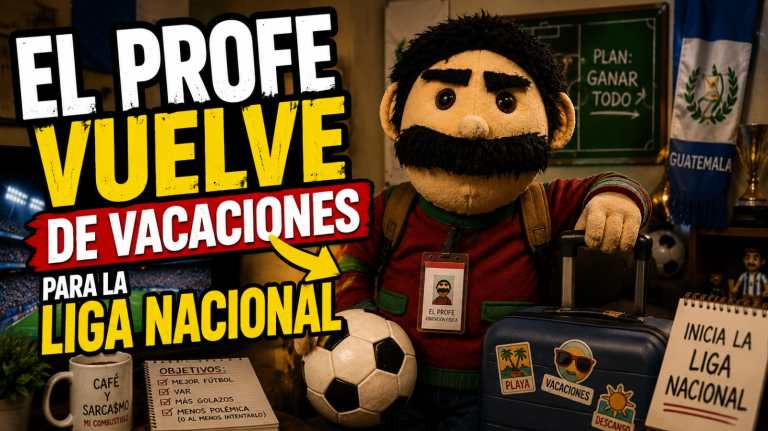 Regresa la Liga Nacional: “El Profe” vuelve de vacaciones para enfocarse en el Apertura 2