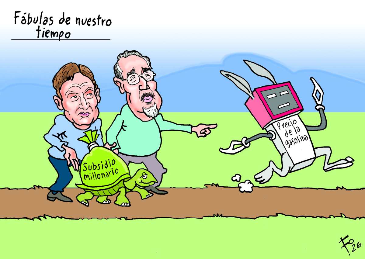 Personajes: Luis Contreras y Bernardo Arévalo.
