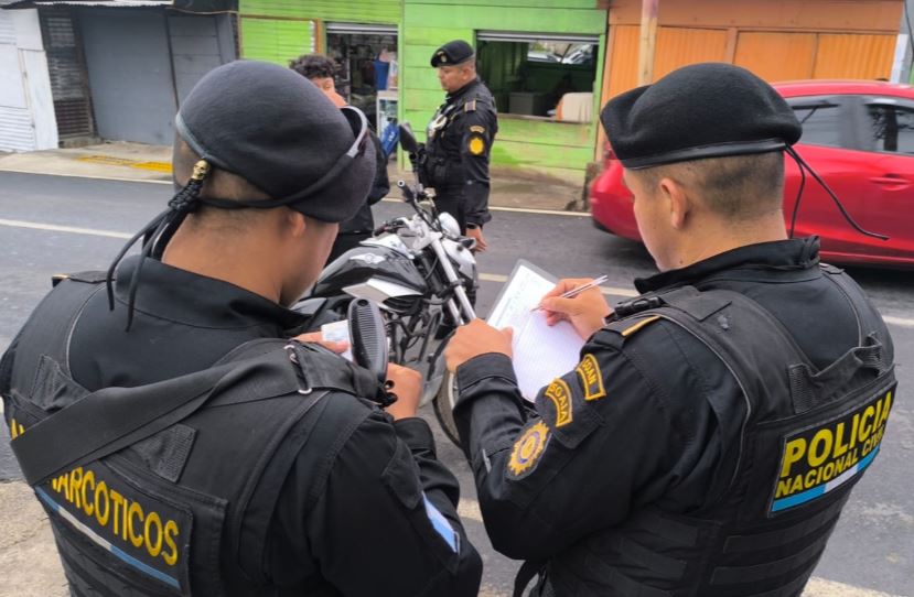 Operativos de la PNC en materia de seguridad