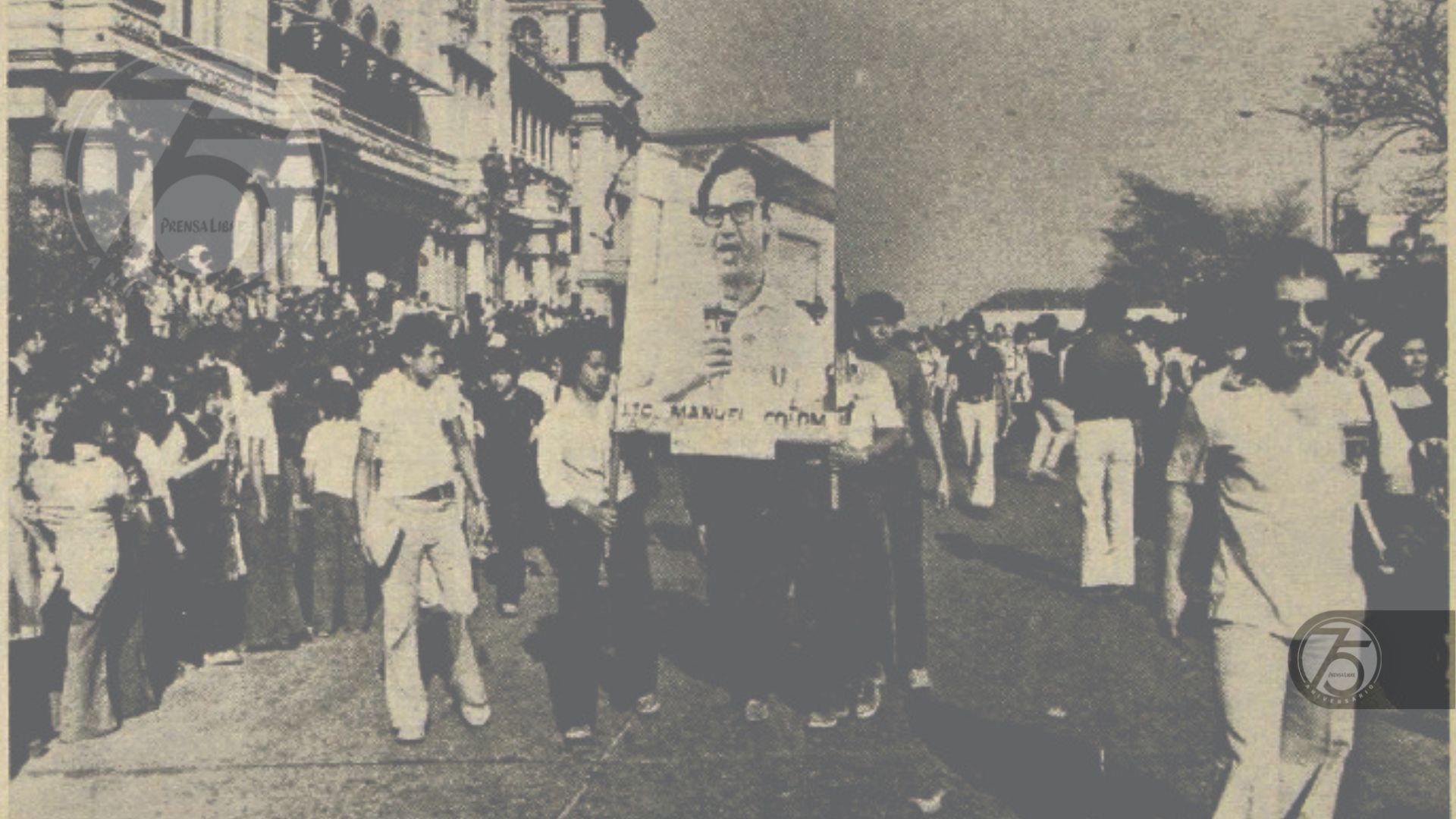 Sepelio de Manuel Colom Argueta
