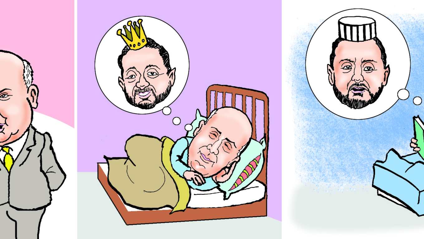 Personajes: Fidel Reyes y Julio Saavedra