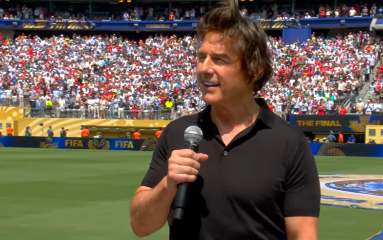 “El futbol es un lenguaje que no necesita palabras”: Así fue el discurso de Tom Cruise