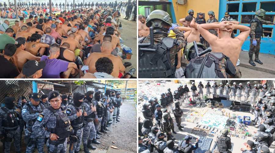 Así fue el traslado de 34 reos de alta peligrosidad tras la requisa en la cárcel de Puerto Barrios