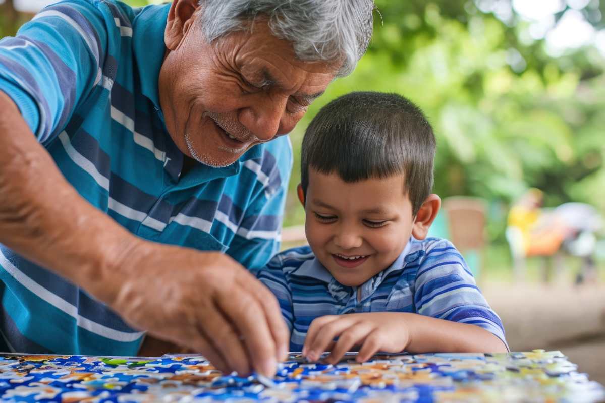 Un recuerdo para toda la vida: promueven taller para abuelos y nietos en Guatemala