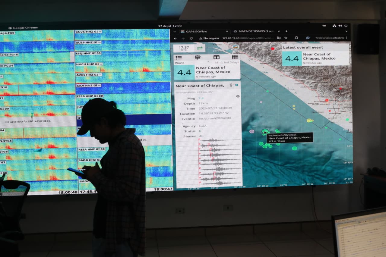 Temblor en Guatemala