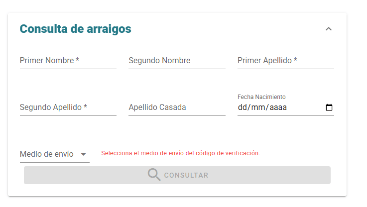 La imagen muestra la sección "Consultar o verificar arraigo" del portal del Instituto Guatemalteco de Migración (IGM), una herramienta gratuita que permite a los usuarios verificar si tienen un arraigo vigente antes de solicitar una certificación oficial o viajar. (Foto, Prensa Libre: Captura de pantalla del IGM).