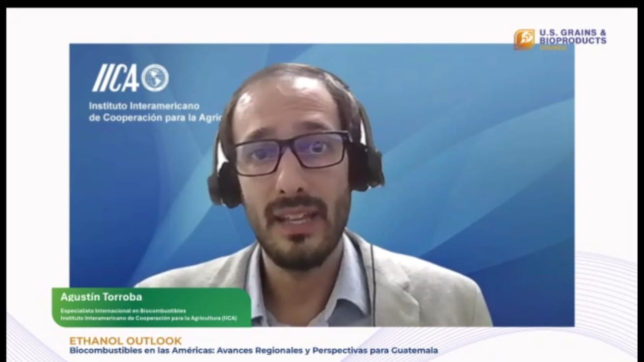 Agustín Torroba, especialista en Biocombustibles del Instituto Interamericano de Cooperación para la Agricultura (IICA)