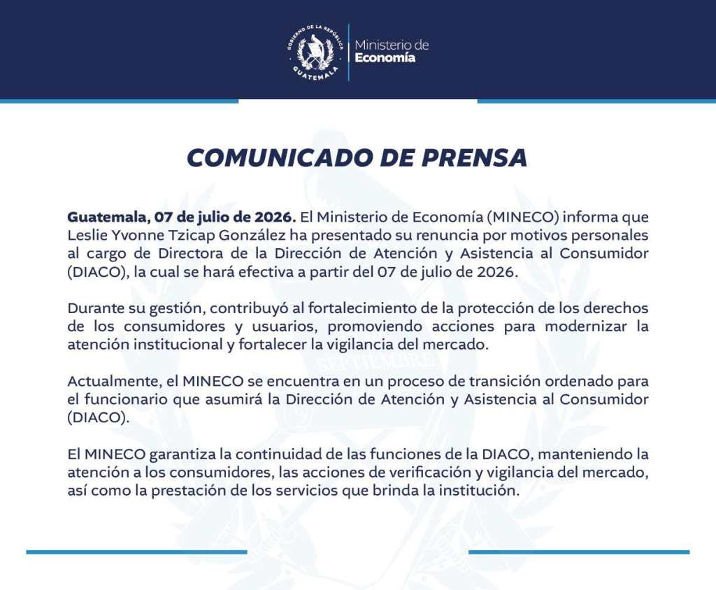 renuncia directora Diaco Mineco